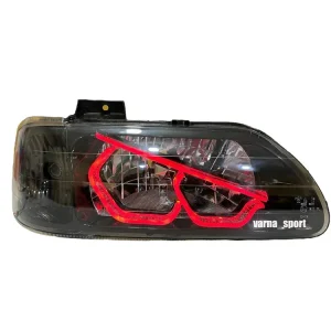 چراغ جلو اسپرت پراید طرح خشن قرمز