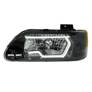 چراغ جلو اسپرت پراید طرح هگزا کد 2 سفید