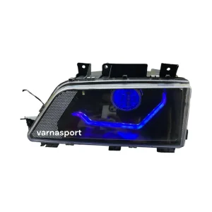 چراغ جلو اسپرت پژو طرح i8 لنز دار ابی مناسب برای خانواده 405