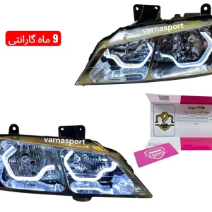 چراغ جلو اسپرت پژو طرح i8 سفید مناسب برای پرشیا