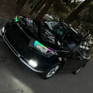 چراغ جلو اسپرت دنا با ابرویی و لنز فولکالر تنظیم با گوشی بسته دوعددی