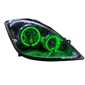 چراغ جلو اسپرت تیبا طرح bmw سبز